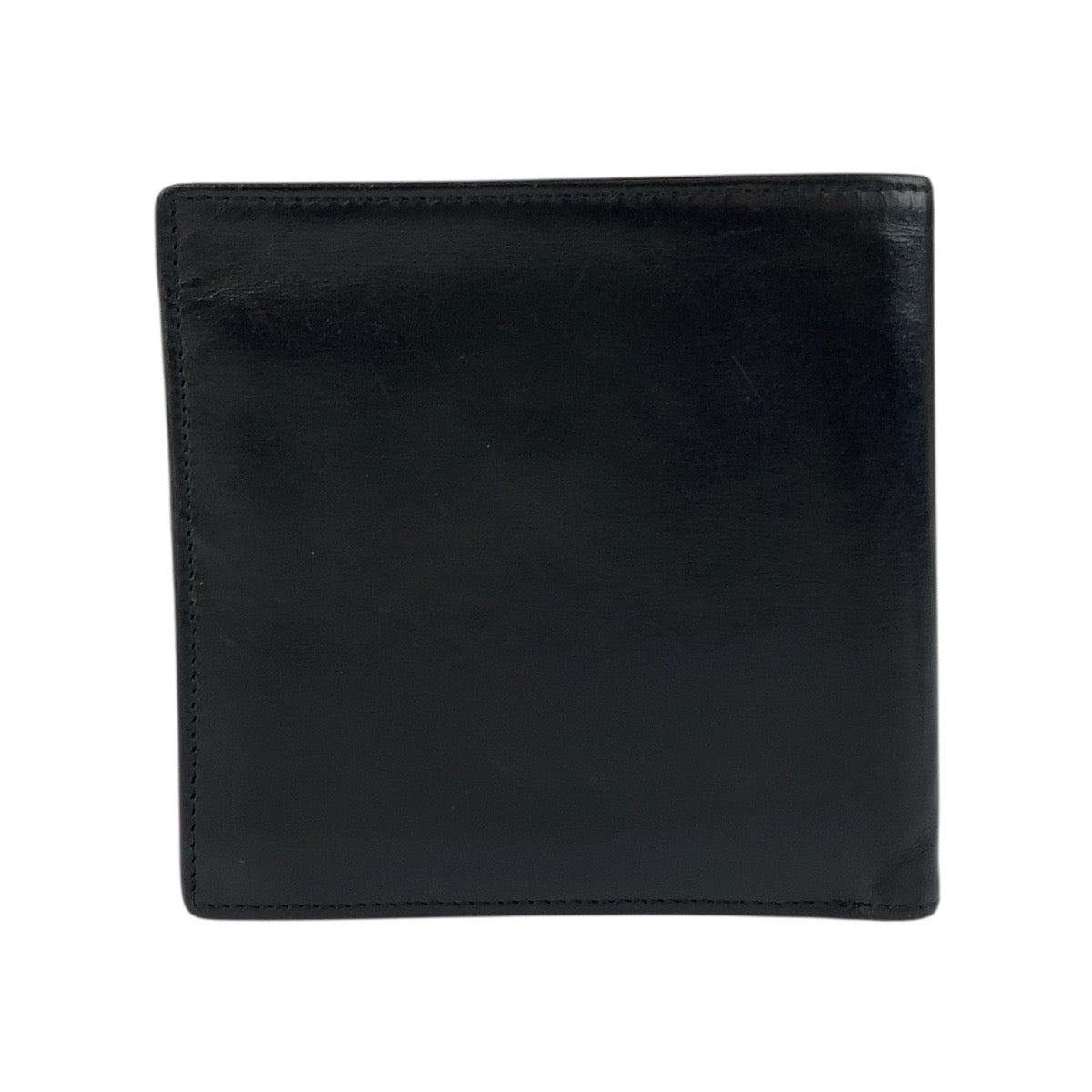 21315
CARTIER カルティエ パシャ ブラック 黒 シルバー金具 レザー 折り財布 コンパクトウォレット メンズ AB