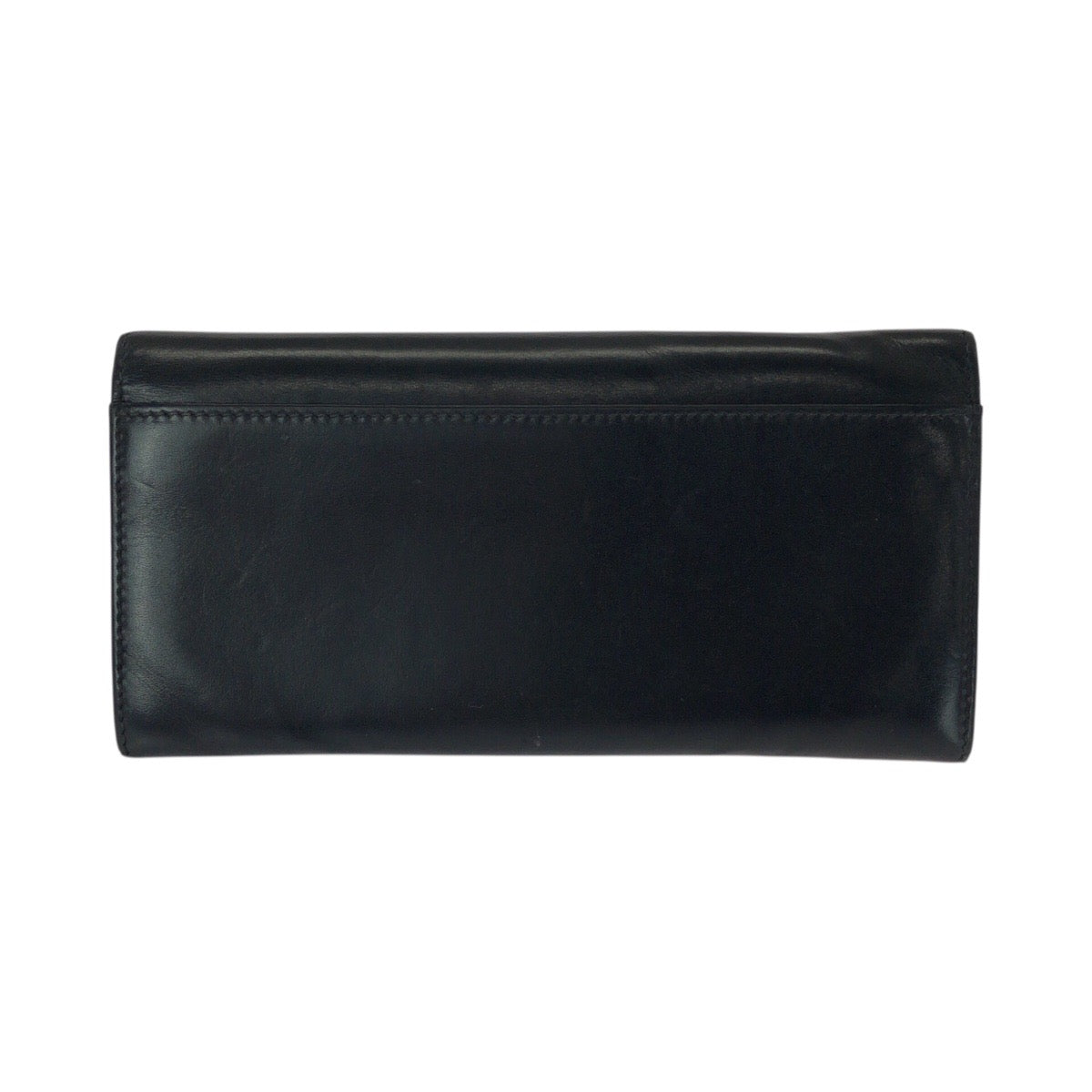 21319
GUCCI グッチ ヴィンテージ ブラック 黒 シルバー金具 レザー 162841 長財布 ロングウォレット メンズ AB