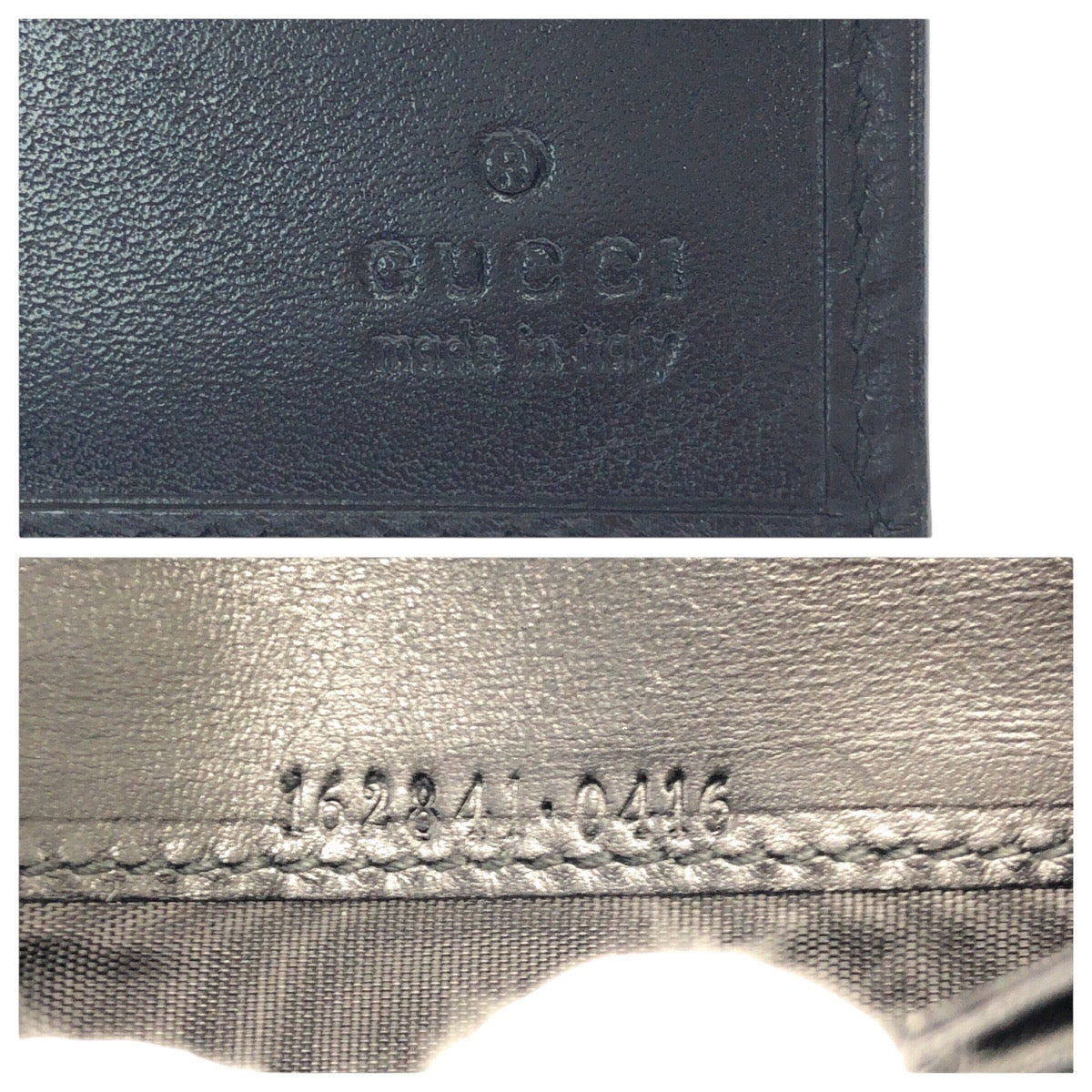 21319
GUCCI グッチ ヴィンテージ ブラック 黒 シルバー金具 レザー 162841 長財布 ロングウォレット メンズ AB