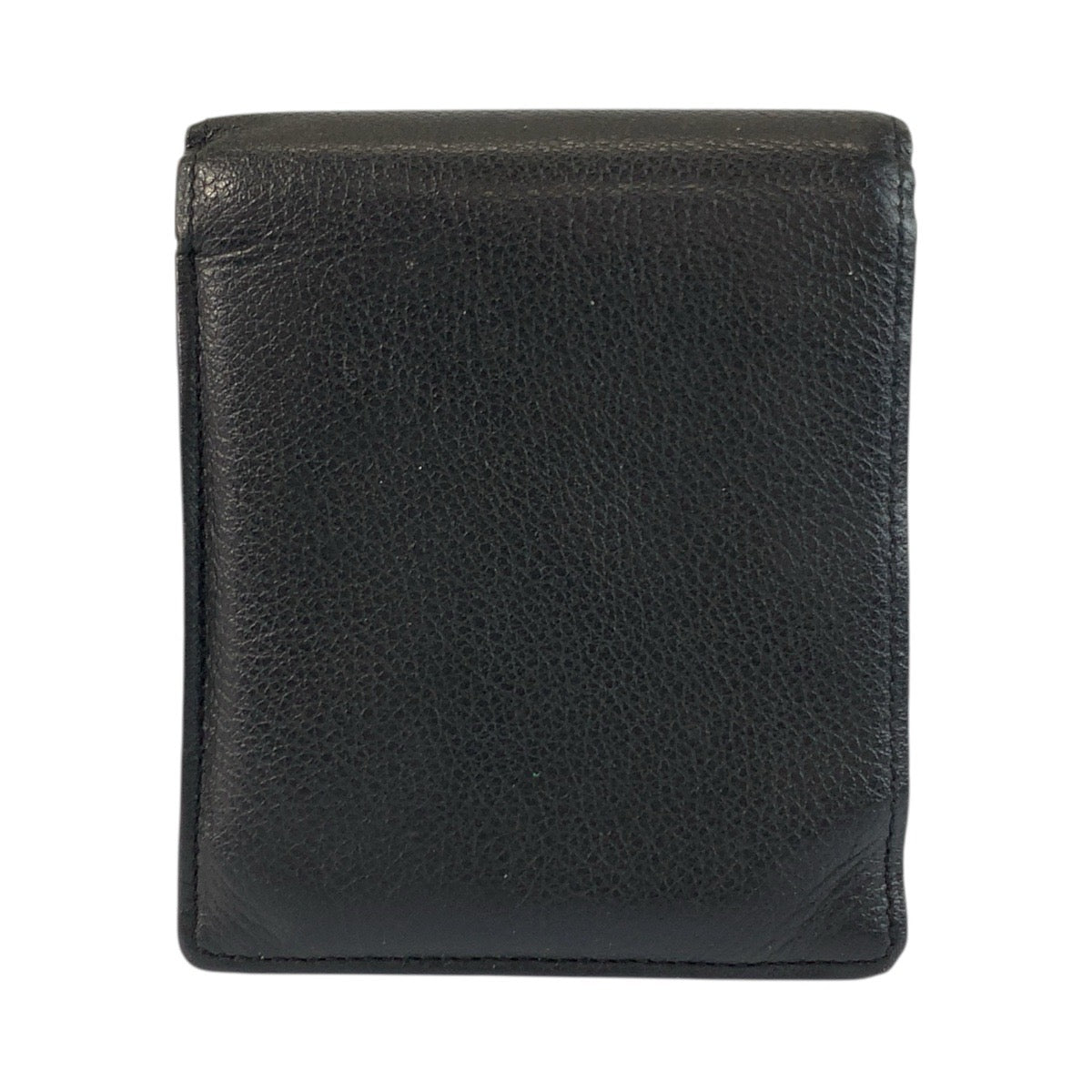 21322
YVES SAINT LAURENT イヴ サンローラン ヴィンテージ YSL ブラック 黒 ゴールド金具 レザー 折り財布 コンパクトウォレット メンズ AB