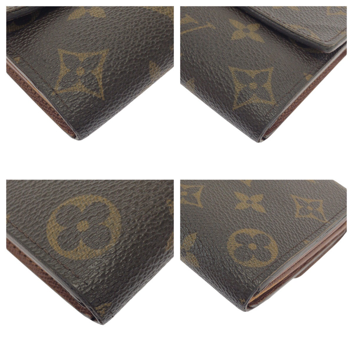 21323
LOUIS VUITTON ルイヴィトン モノグラム ポルトフォイユ サラ ブラウン ゴールド金具 PVC M61734 長財布 ロングウォレット レディース B