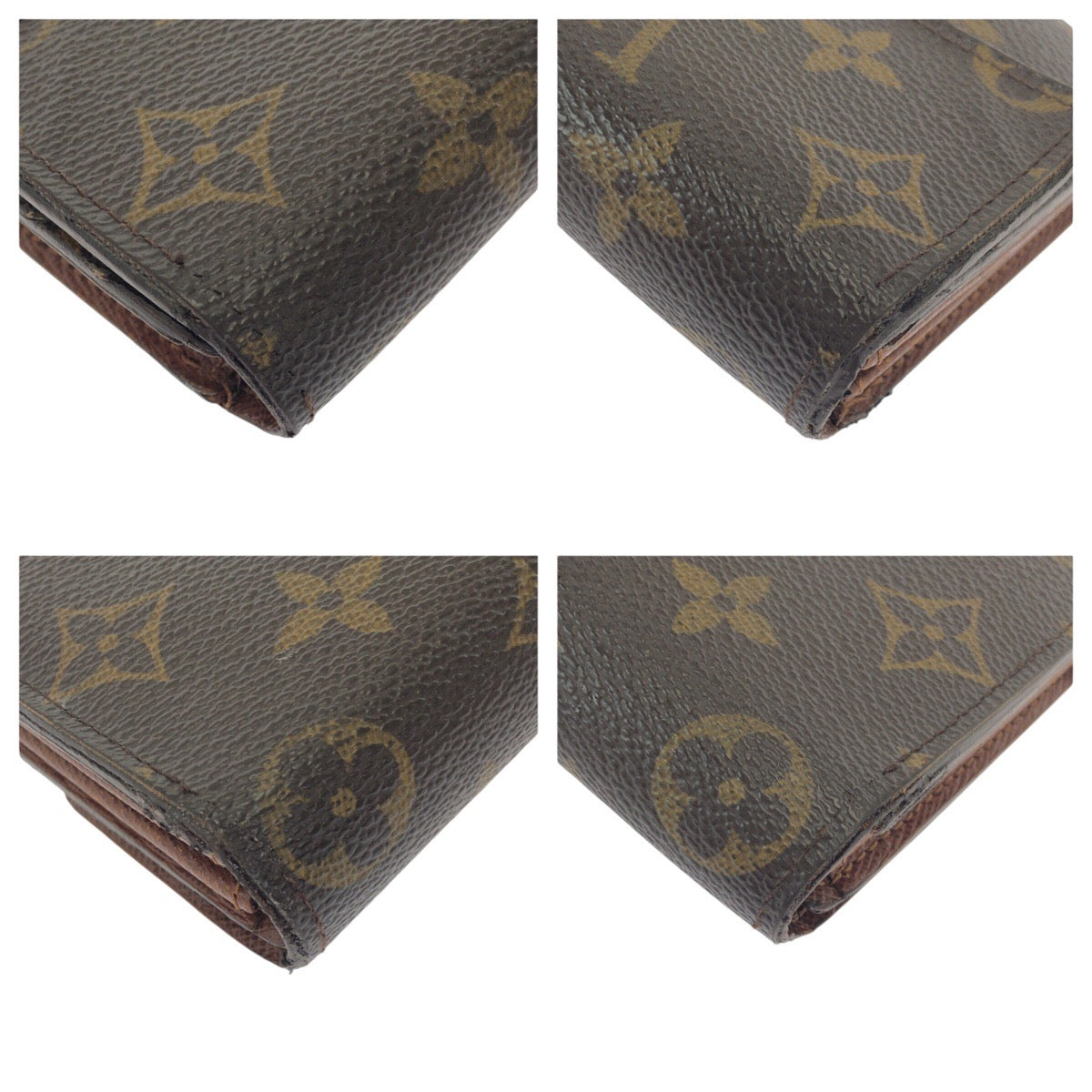 21323
LOUIS VUITTON ルイヴィトン モノグラム ポルトフォイユ サラ ブラウン ゴールド金具 PVC M61734 長財布 ロングウォレット レディース B