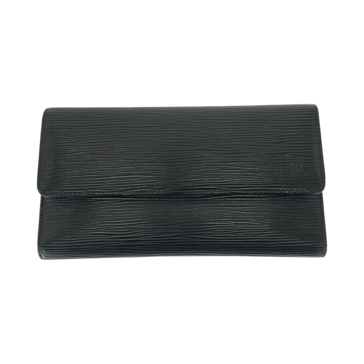 21324
LOUIS VUITTON ルイヴィトン エピ ポルトトレゾール インターナショナル ブラック 黒 ゴールド金具 レザー M63382 長財布 ロングウォレット メンズ ABP