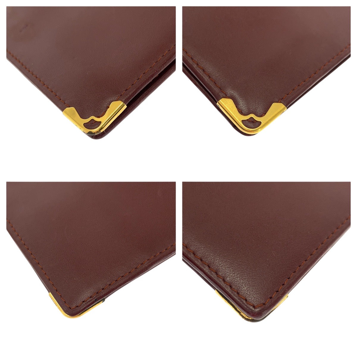 21326
CARTIER カルティエ ヴィンテージ マストライン ワインレッド ゴールド金具 レザー 長財布 ロングウォレット レディース AB