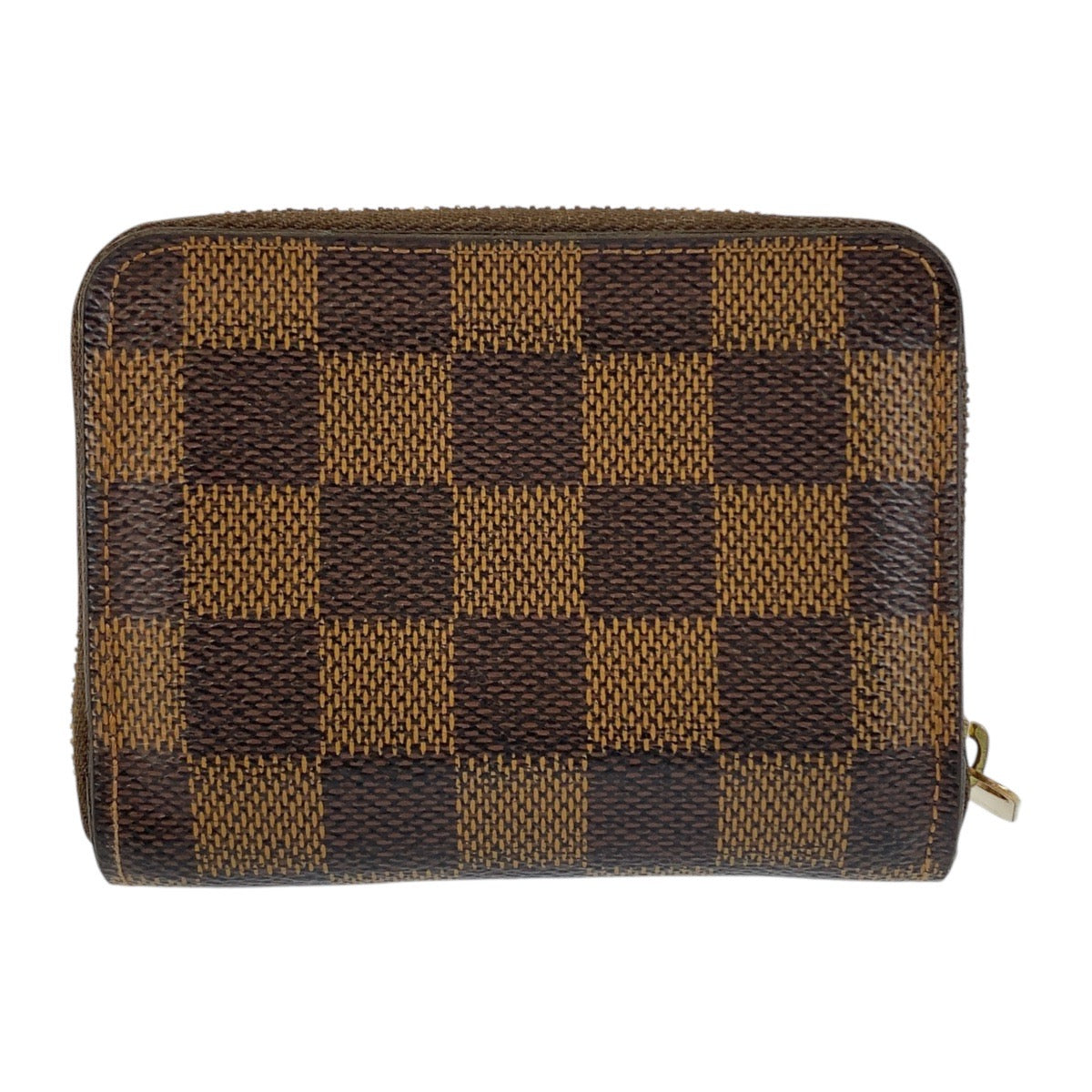21330
LOUIS VUITTON ルイヴィトン ダミエ ジッピーコインパース ブラウン ゴールド金具 PVC N63070 コインケース コンパクトウォレット レディース ABP