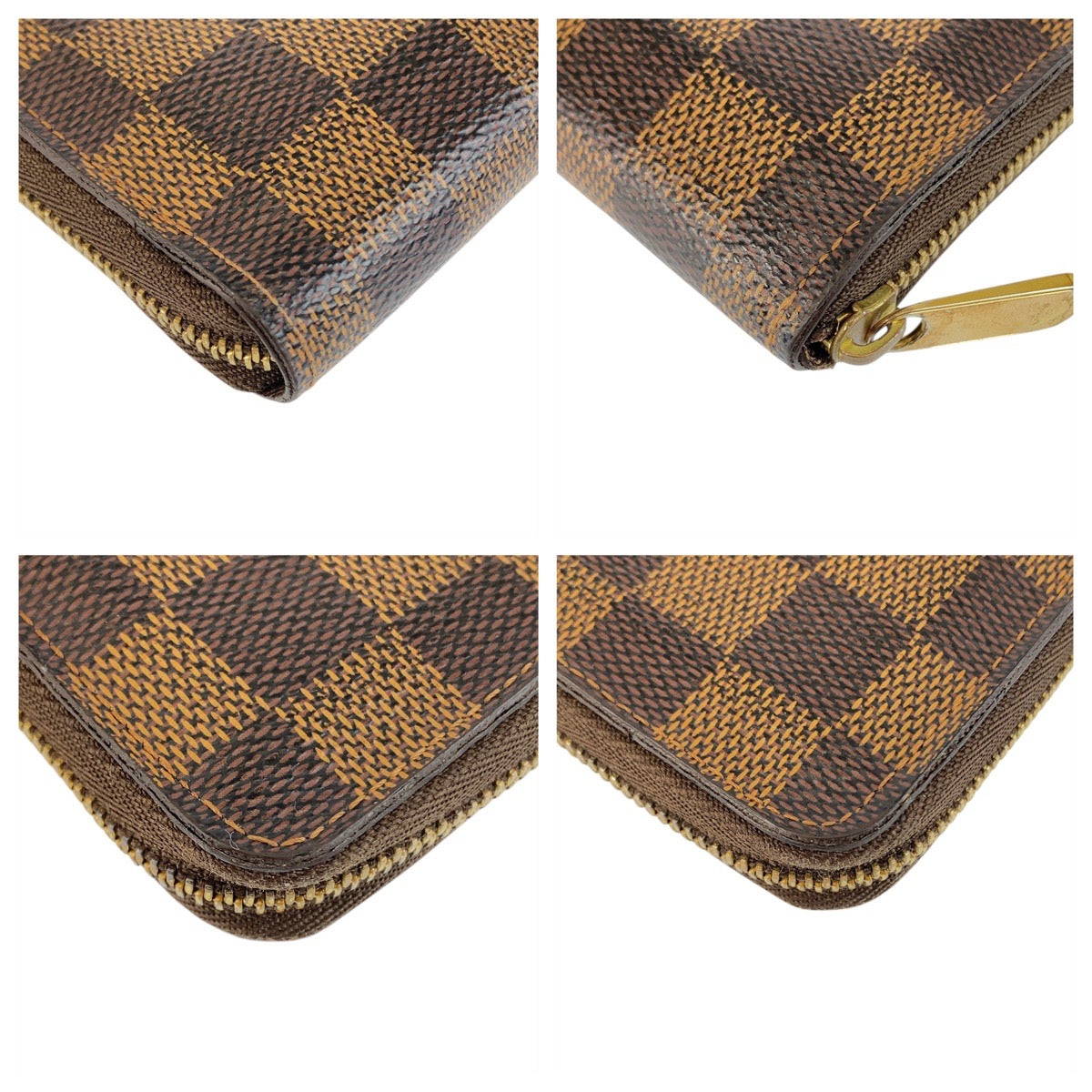 21330
LOUIS VUITTON ルイヴィトン ダミエ ジッピーコインパース ブラウン ゴールド金具 PVC N63070 コインケース コンパクトウォレット レディース ABP