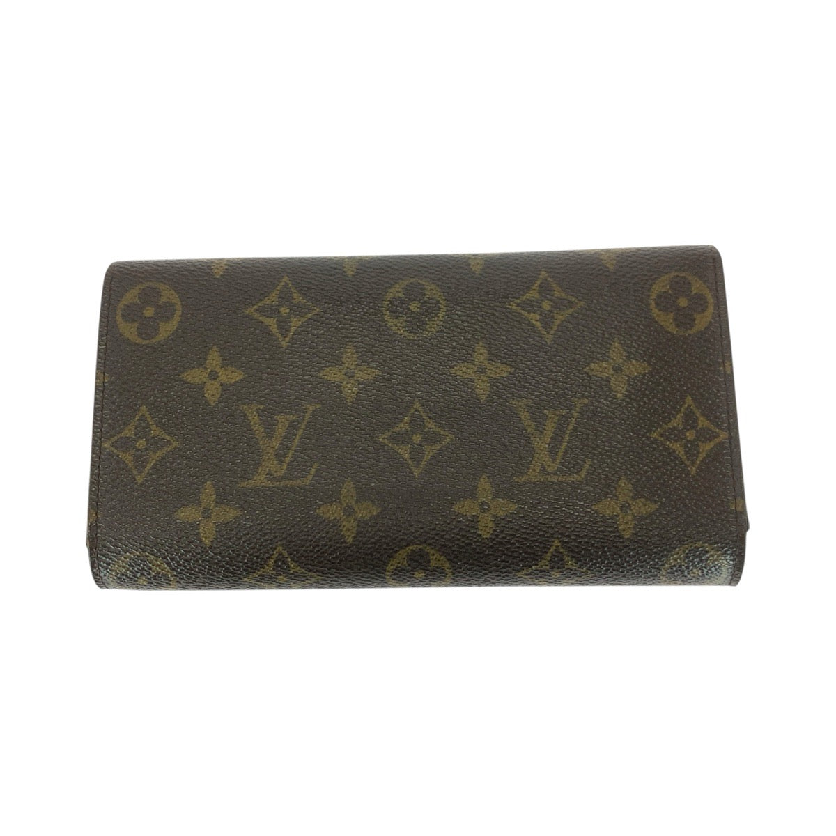 21332
LOUIS VUITTON ルイヴィトン モノグラム ポルトフォイユ ブラウン ゴールド金具 PVC 長財布 ロングウォレット レディース AB