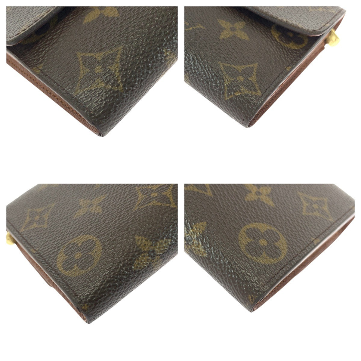 21332
LOUIS VUITTON ルイヴィトン モノグラム ポルトフォイユ ブラウン ゴールド金具 PVC 長財布 ロングウォレット レディース AB
