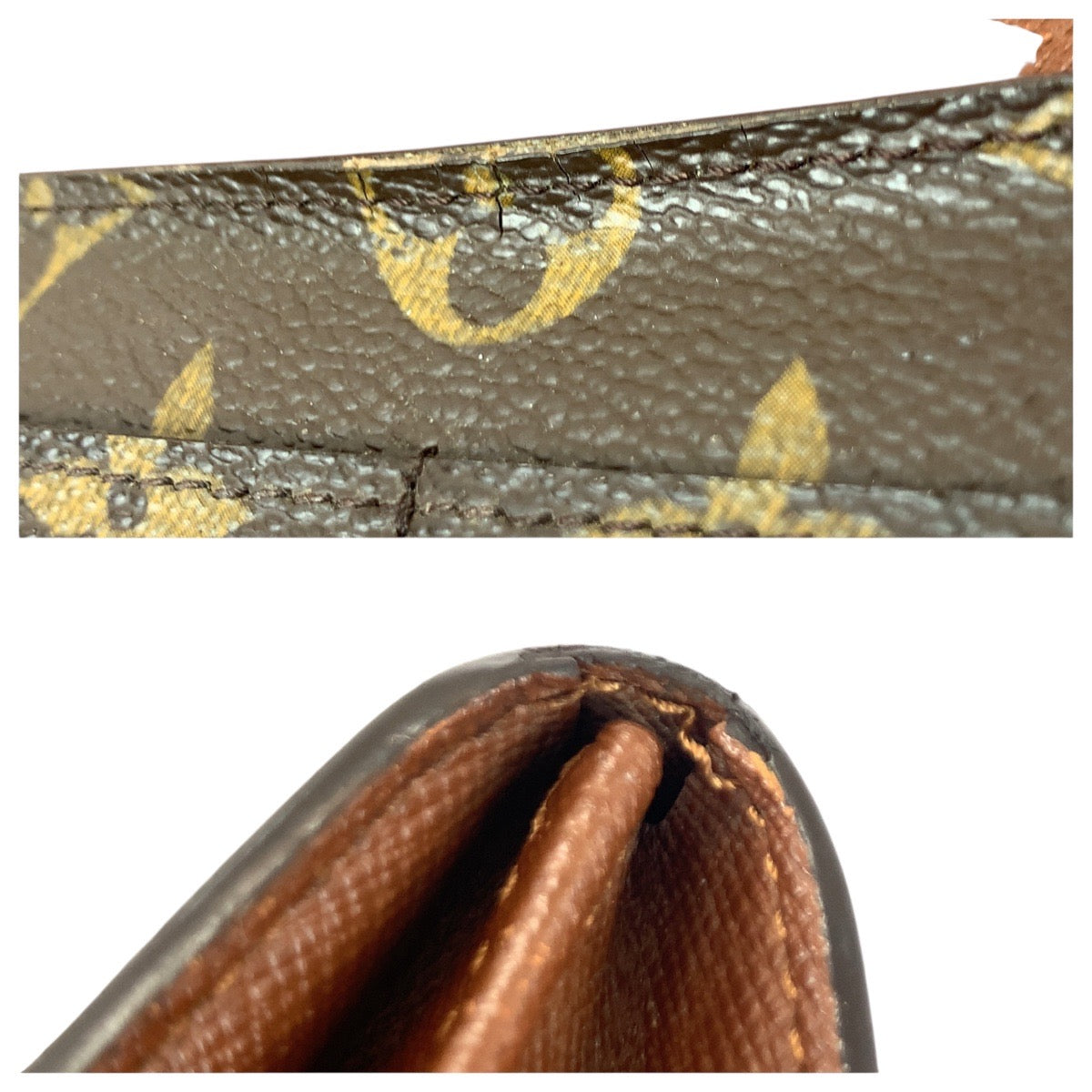 21332
LOUIS VUITTON ルイヴィトン モノグラム ポルトフォイユ ブラウン ゴールド金具 PVC 長財布 ロングウォレット レディース AB