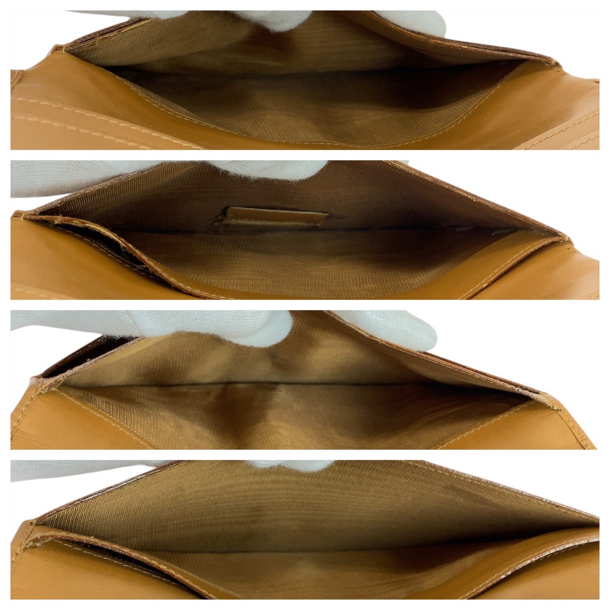 21335
CELINE セリーヌ ヴィンテージ マカダム トリオンフ ブラウン ゴールド金具 PVC / レザー 長財布 ロングウォレット レディース AB