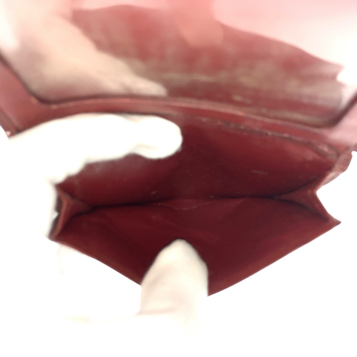 21340
CARTIER カルティエ マストライン ワインレッド ゴールド金具 レザー カードケース パスケース レディース B