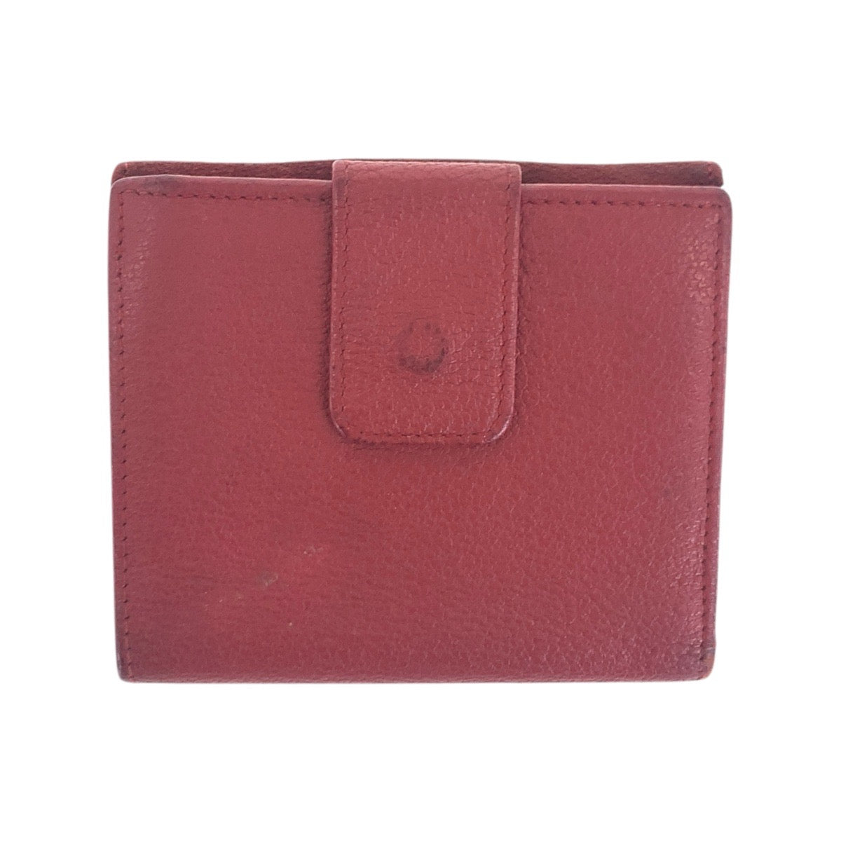 21341
GUCCI グッチ ヴィンテージ バンブー レッド ピンク ゴールド金具 レザー / バンブー 035.2778.1865 折り財布 コンパクトウォレット レディース B