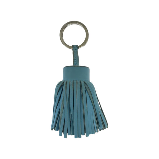 21380
HERMES エルメス カルメン ライトブルー シルバー金具 アニョーミロ キーホルダー チャーム レディース ABP21