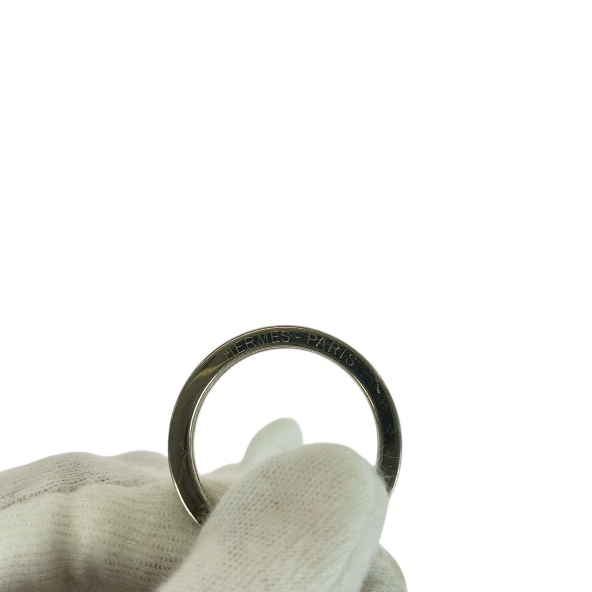 21381
HERMES エルメス カルメン ブラウン シルバー金具 アニョーミロ キーホルダー チャーム レディース AB16