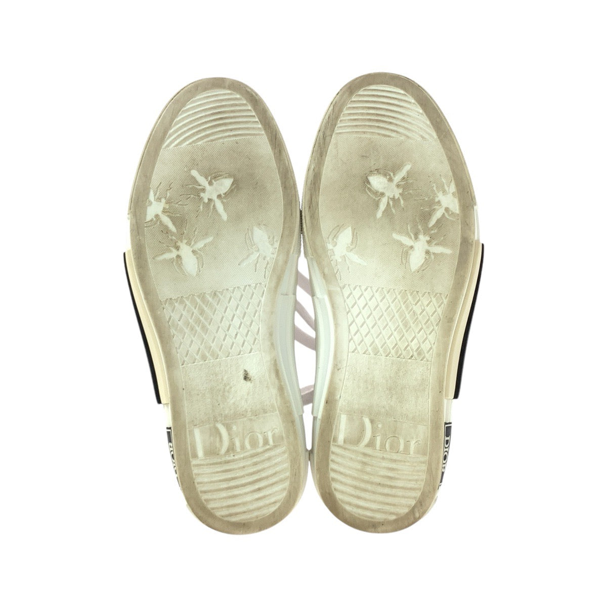 21392
Dior ディオール オブリーク ホワイト 白 ブラック ファブリック / ラバー スニーカー ハイカットスニーカー レディース ABP38