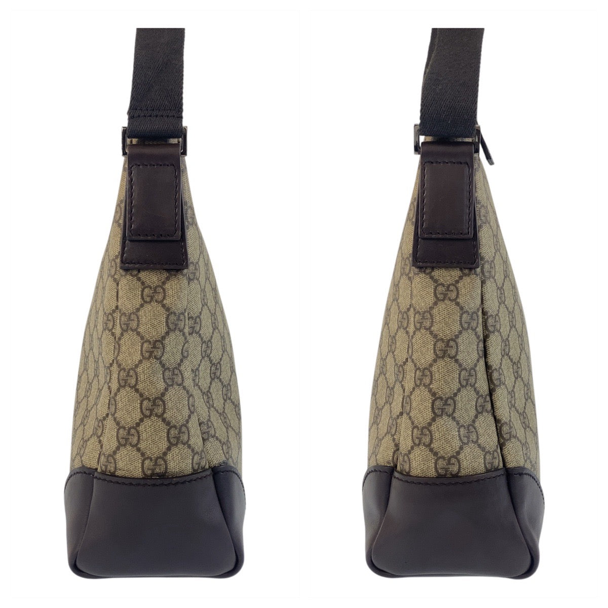 21402
GUCCI グッチ ベージュ ブラウン GGスプリームキャンバス / レザー 110054 ショルダーバッグ メッセンジャーバッグ レディース ABP39