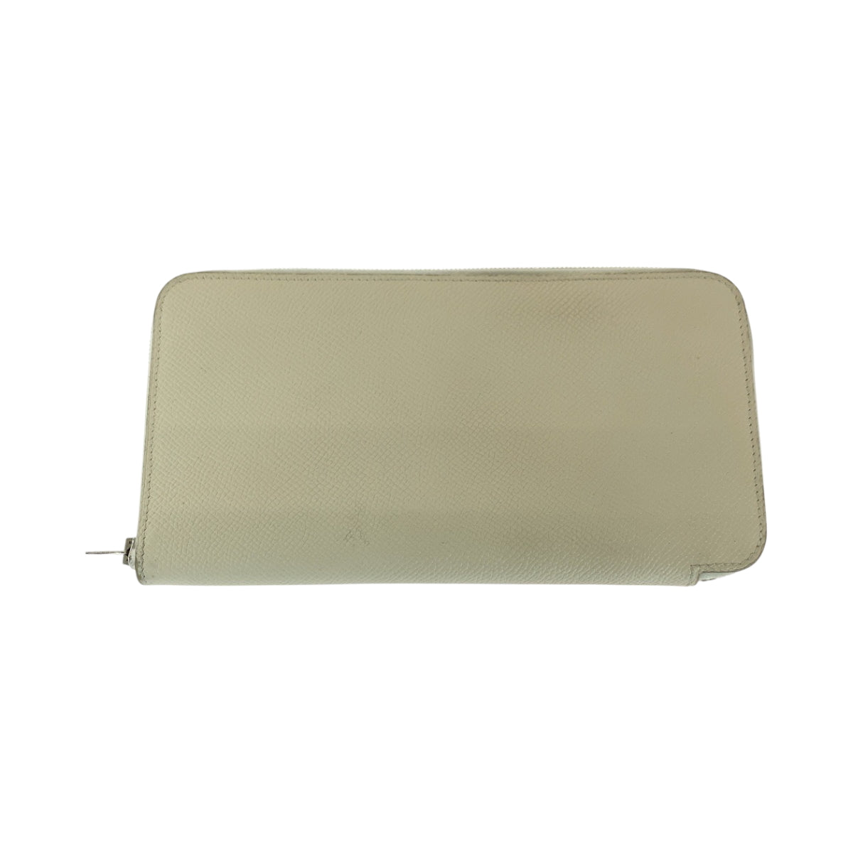 21407
HERMES エルメス アザップロング シルクイン アイボリー シルバー金具 ヴォーエプソン 長財布 ラウンドファスナー A刻印 レディース AB38