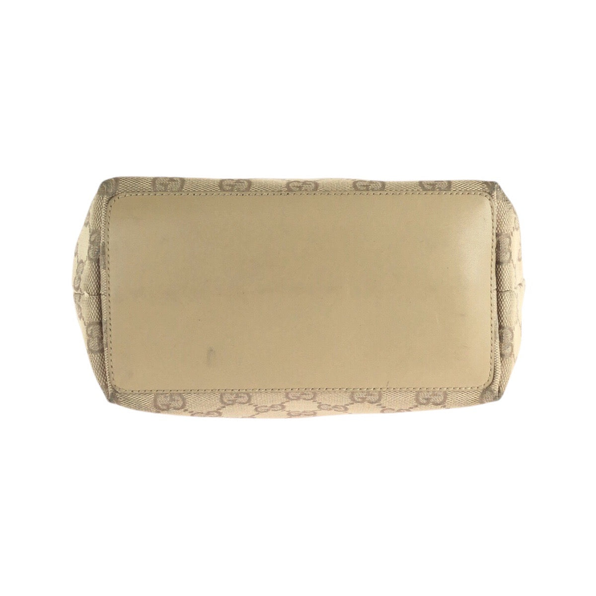 21409
GUCCI グッチ ベージュ ブラウン シルバー金具 GGキャンバス / レザー 31244 トートバッグ ショルダーバッグ レディース ABP40