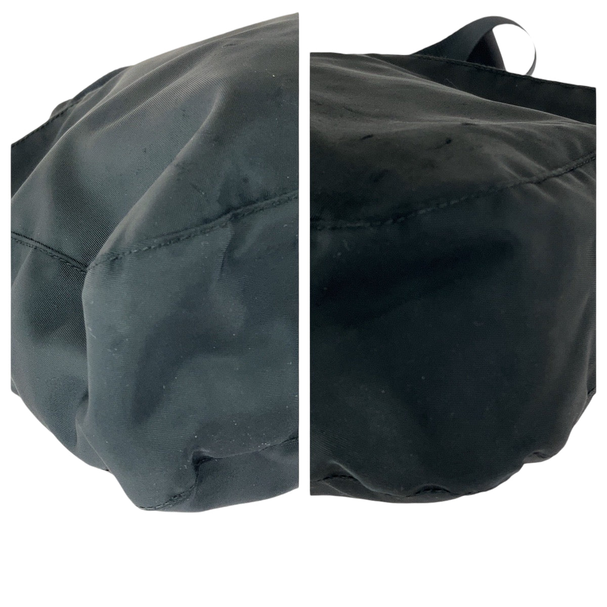 21414
PRADA プラダ テスート 三角ロゴプレート ブラック シルバー金具 ナイロン ショルダーバッグ ポシェット レディース AB40