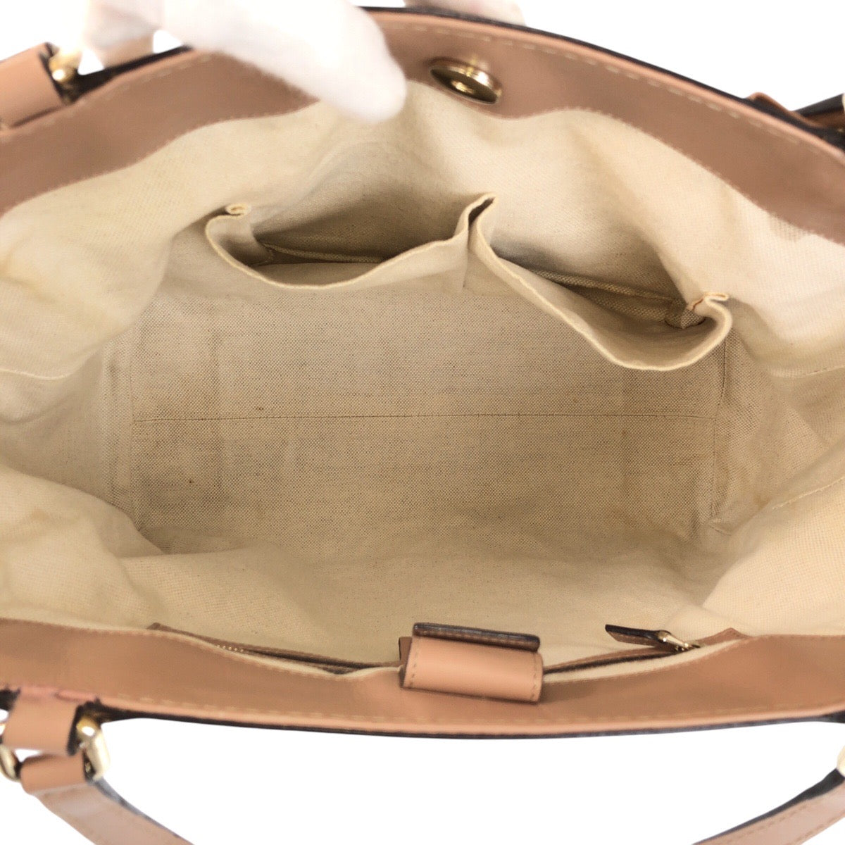 21416
GUCCI グッチ メイフェア ベージュ ピンク ゴールド金具 GGキャンバス / レザー 257061 トートバッグ ショルダーバッグ レディース ABP39