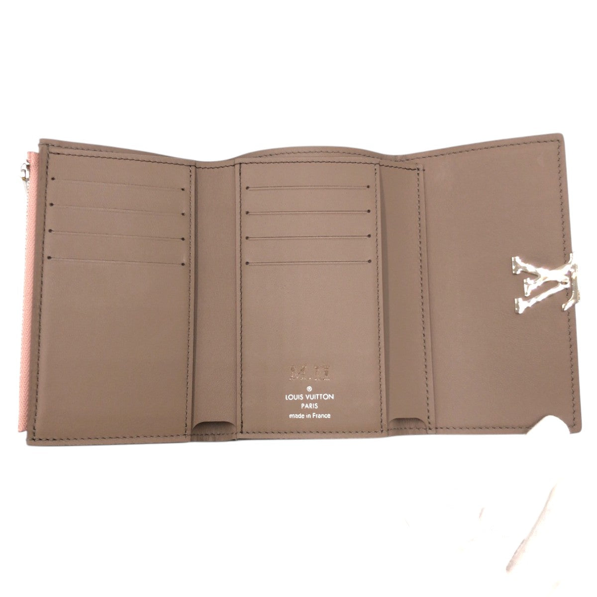 21417
LOUIS VUITTON ルイヴィトン トリヨン ポルトフォイユ カプシーヌ ピンク マグノリア レザー M62156 三つ折り財布 折財布 コンパクトウォレット レディース ABP28