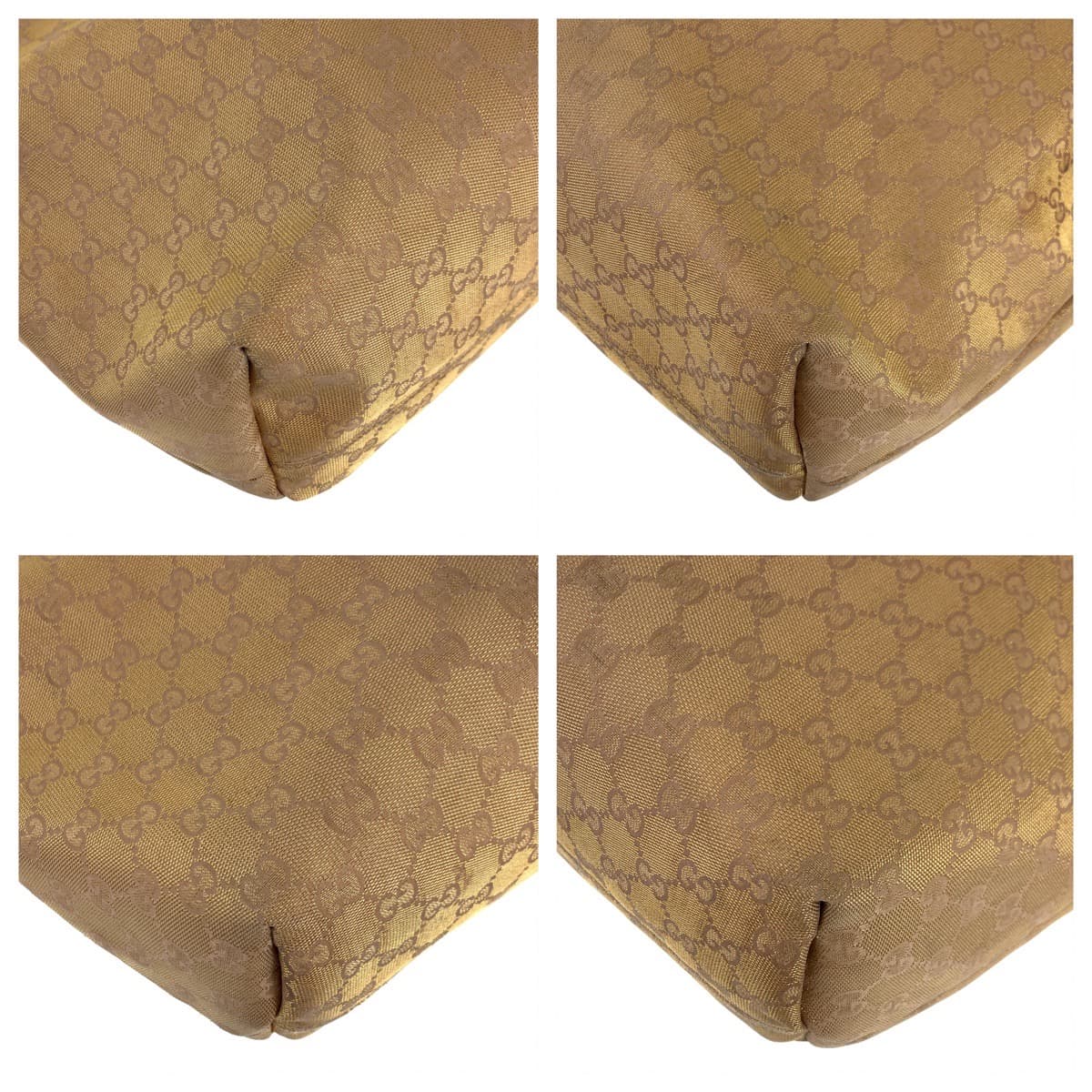 21423
GUCCI グッチ ベージュ ゴールド GGキャンバス 267474 001013 トートバッグ ショルダーバッグ レディース AB39