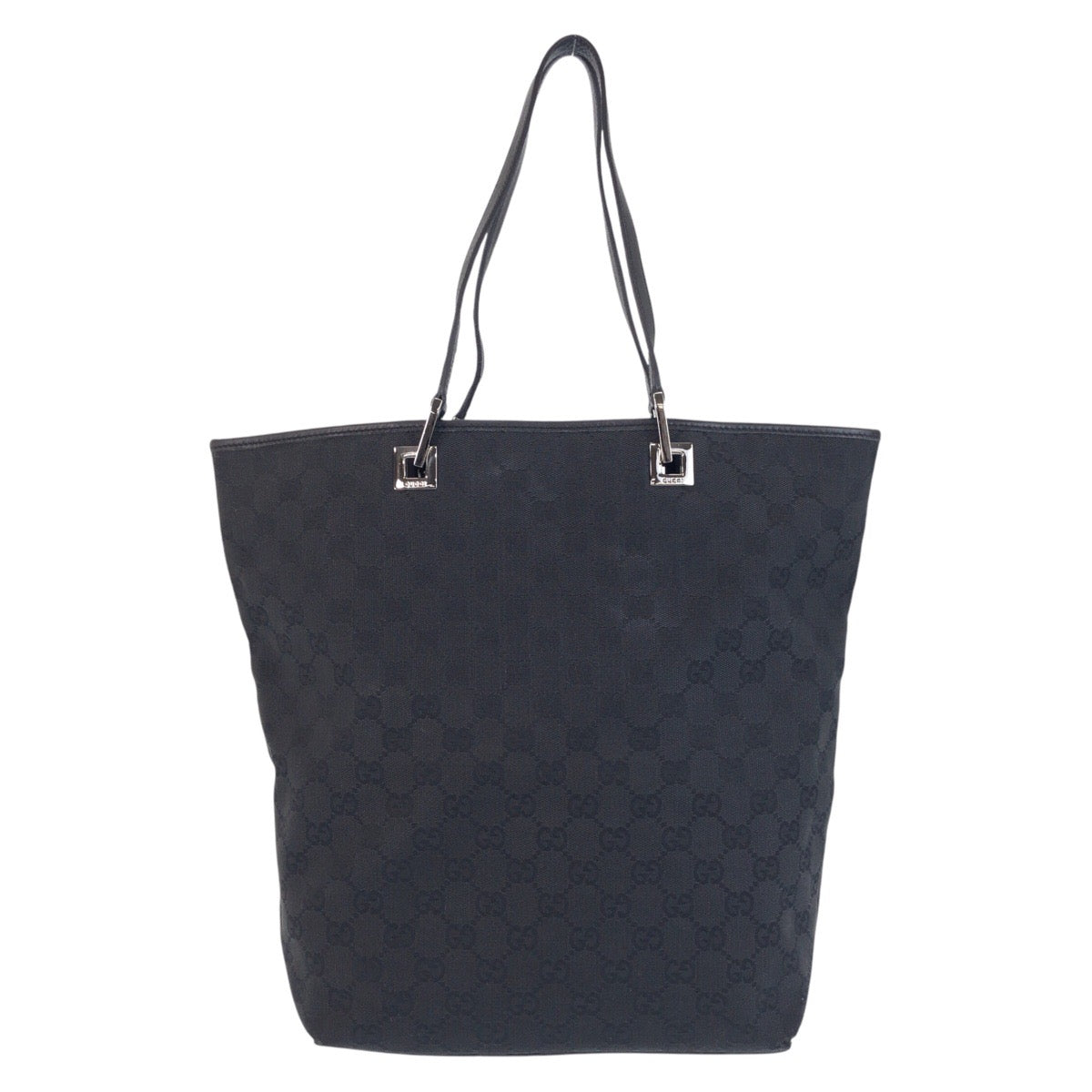 21424
GUCCI グッチ ブラック 黒 GGキャンバス / レザー 31243 トートバッグ ショルダーバッグ レディース ABP39