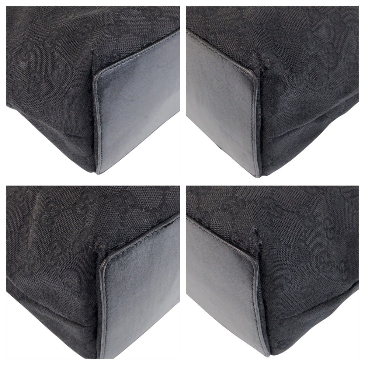 21424
GUCCI グッチ ブラック 黒 GGキャンバス / レザー 31243 トートバッグ ショルダーバッグ レディース ABP39