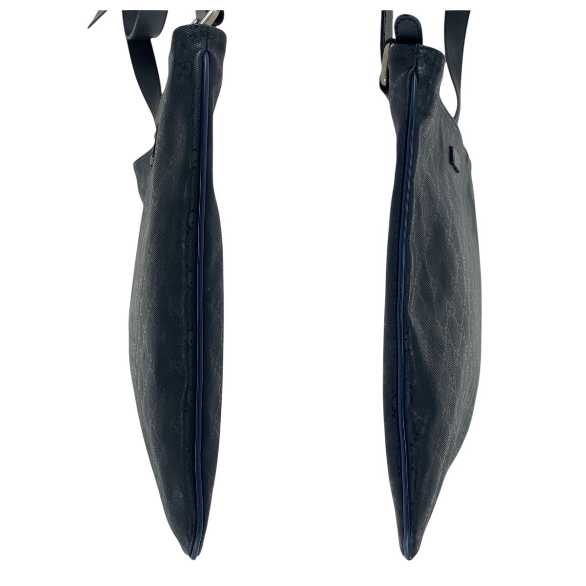 21428
GUCCI グッチ GGインプリメ ブラック 黒 シルバー金具 GGキャンバス / レザー 201446 ショルダーバッグ ポシェット 男女兼用 レディース ABP38