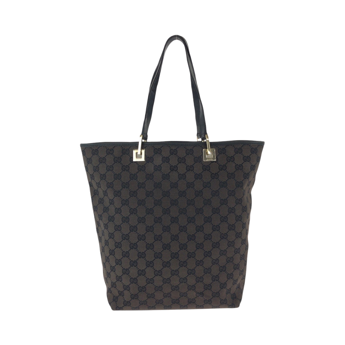 21429
GUCCI グッチ ブラウン ブラック 黒 ゴールド金具 GGキャンバス 002 1098 トートバッグ ショルダーバッグ レディース ABP35