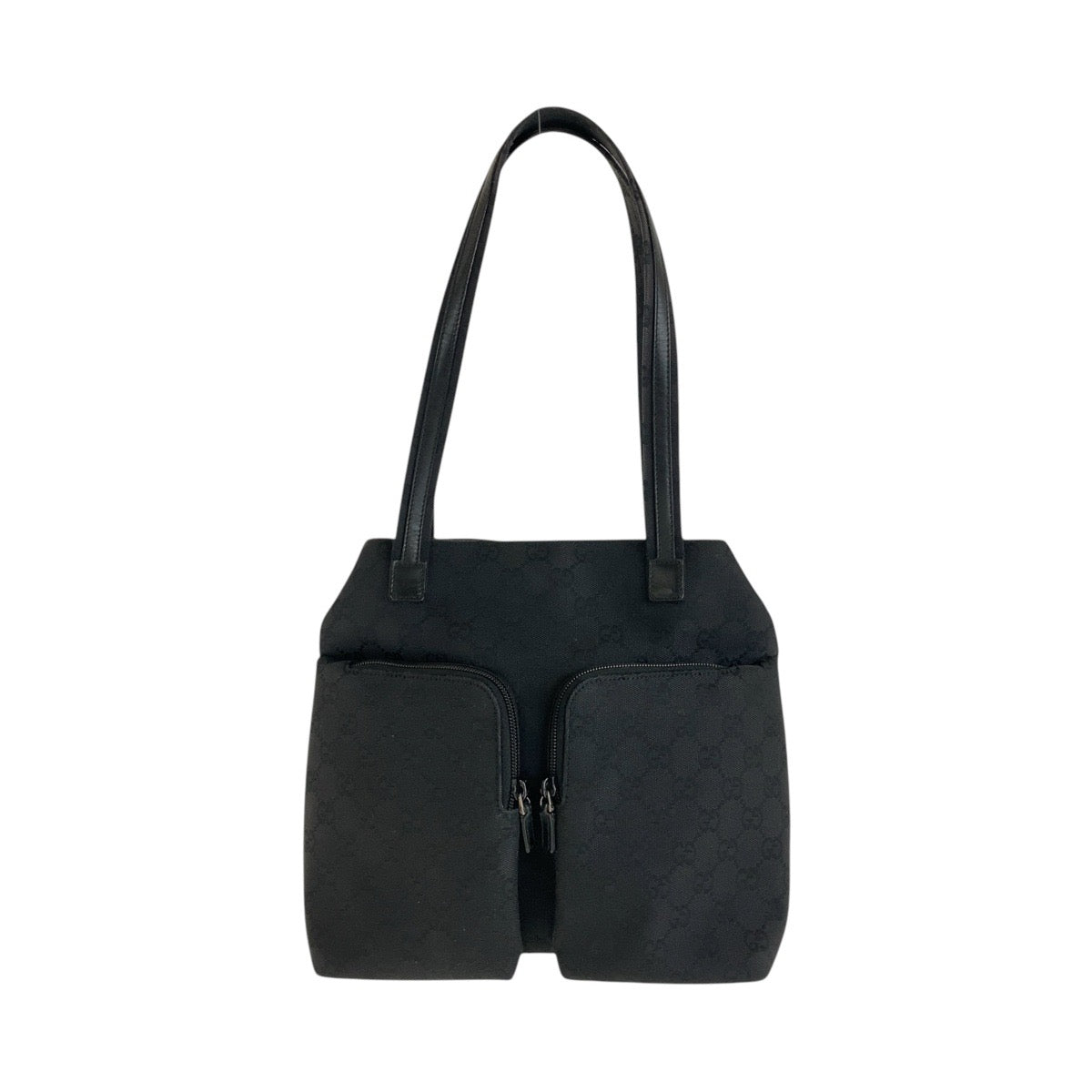 21433
GUCCI グッチ ブラック 黒 GGキャンバス 002 1076 ショルダーバッグ レディース AB38