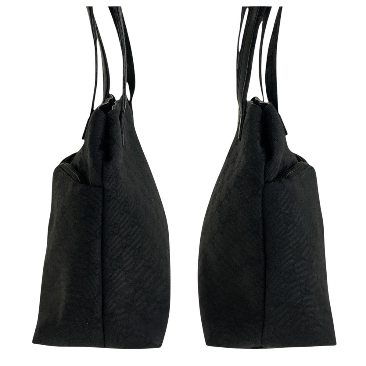 21433
GUCCI グッチ ブラック 黒 GGキャンバス 002 1076 ショルダーバッグ レディース AB38