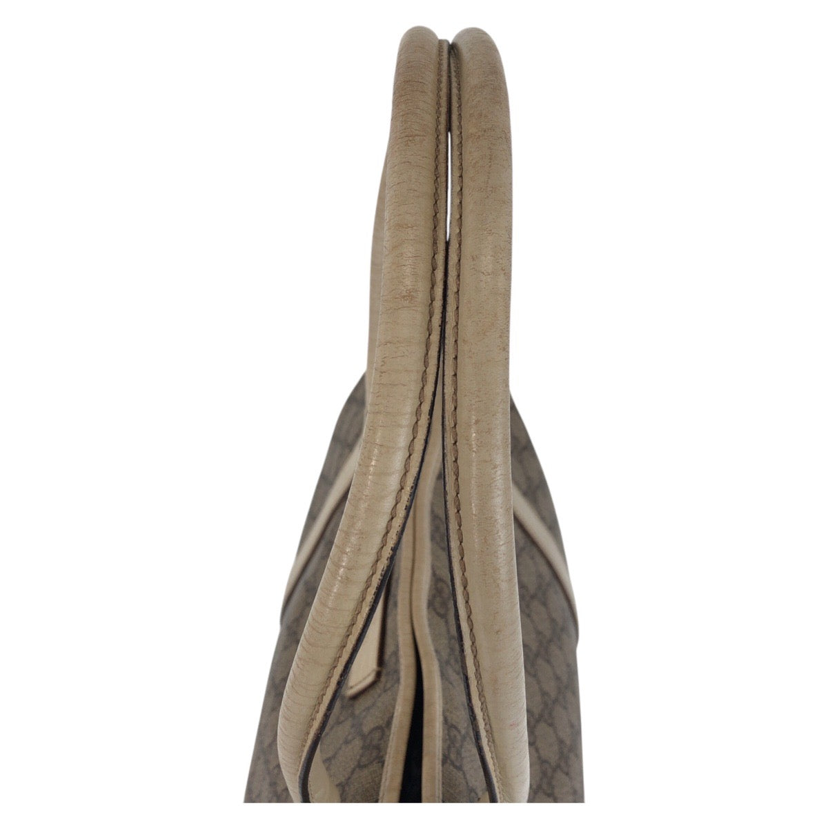 21434
GUCCI グッチ ベージュ ホワイト白 GGキャンバス / レザー 114595 トートバッグ ショルダーバッグ レディース AB38