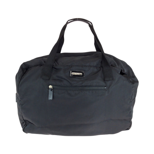 21463
GUCCI グッチ 男女兼用 ブラック 黒 シルバー金具 ナイロン 012 0389 ボストンバッグ ハンドバッグ レディース ABP35