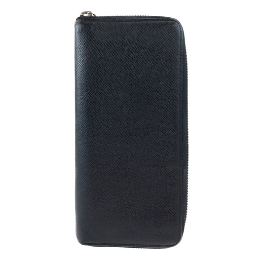 21470
LOUIS VUITTON ルイヴィトン タイガ ジッピーウォレット ヴェルティカル アルドワーズ ブラック シルバー金具 レザー M30503 長財布 ラウンドファスナー メンズ AB32