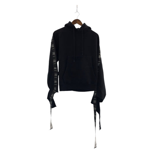 21485
VETEMENTS ヴェトモン テーピング パーカー アシンメトリー サイズXS ブラック 黒 コットン / ポリエステル パーカー フーディ レディース A32
