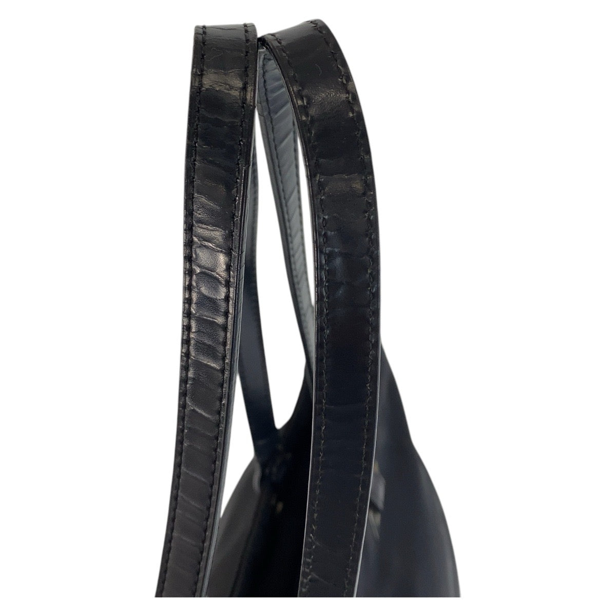 21488
PRADA Tessuto Triangle Logo Plate Black Silver Hardware Nylon / Leather Tote Bag Shoulder Bag Ladies AB32