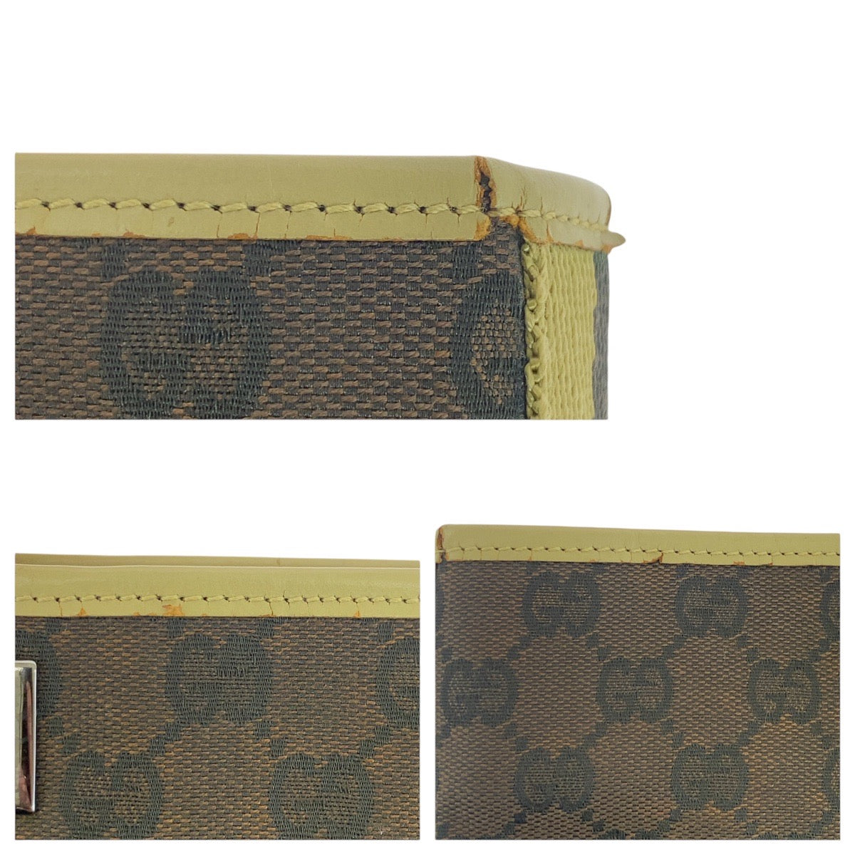 21495
GUCCI Brown Multi-color Silver Hardware GG Canvas / Leather 31243 Tote Bag Shoulder Bag Women's AB26