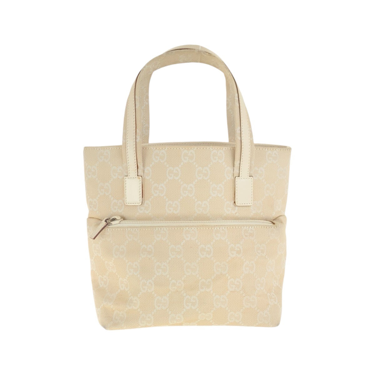 21491
GUCCI グッチ ベージュ アイボリー GGキャンバス 002.1079 トートバッグ ハンドバッグ レディース AB33