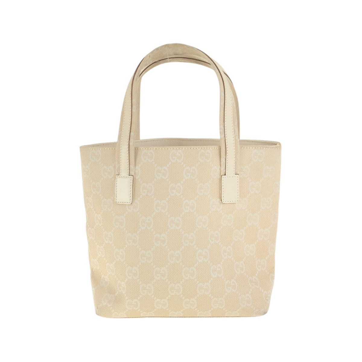 21491
GUCCI グッチ ベージュ アイボリー GGキャンバス 002.1079 トートバッグ ハンドバッグ レディース AB33