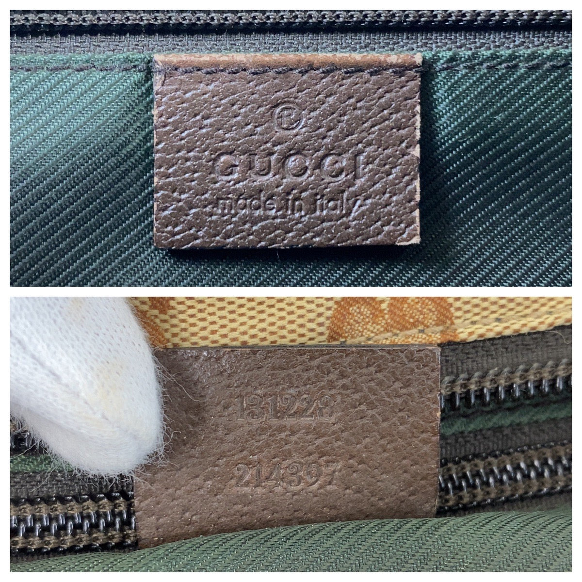 21493
GUCCI グッチ シェリーライン ベージュ ブラウン GGキャンバス / レザー 131228 トートバッグ ハンドバッグ レディース B25
