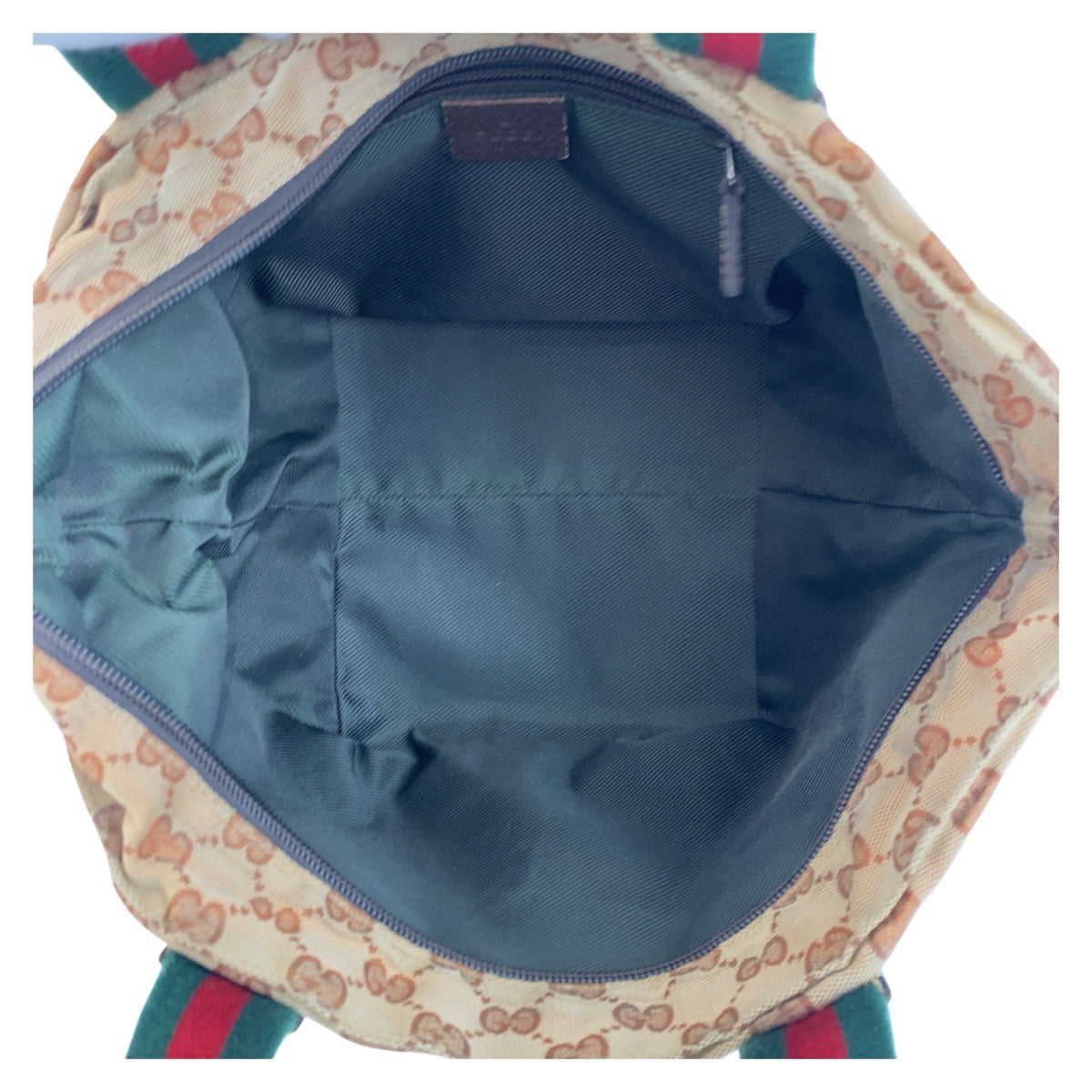 21493
GUCCI グッチ シェリーライン ベージュ ブラウン GGキャンバス / レザー 131228 トートバッグ ハンドバッグ レディース B25