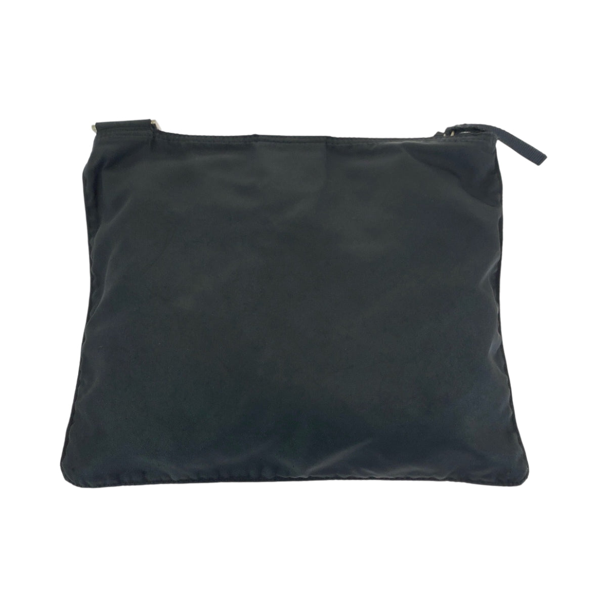 21502
PRADA プラダ テスート 三角ロゴプレート ブラック 黒 シルバー金具 ナイロン ショルダーバッグ サコッシュ レディース AB30