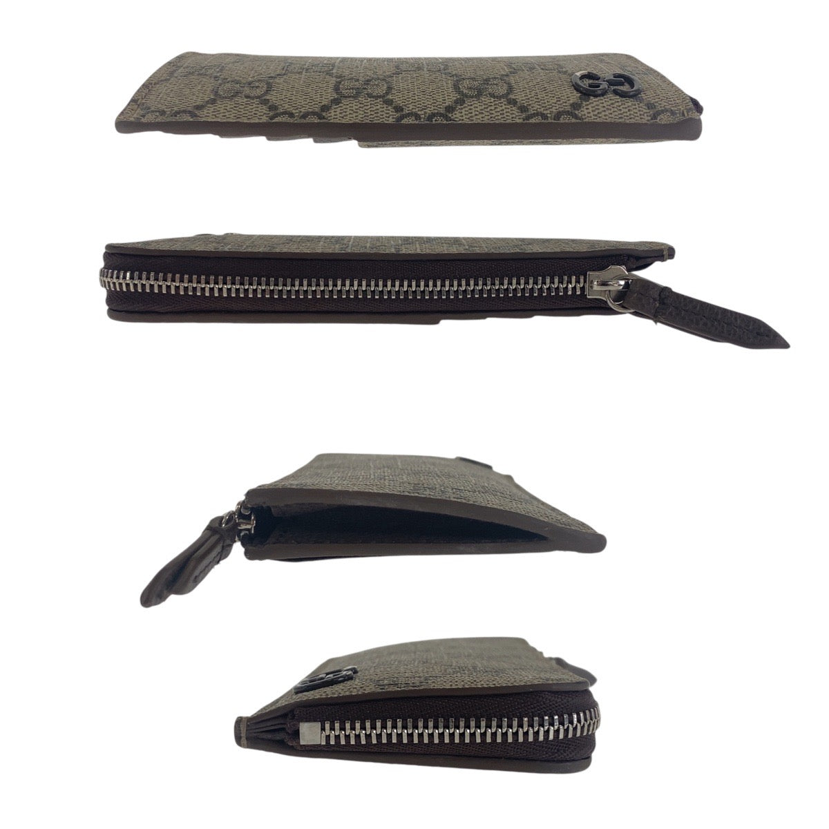 21504
GUCCI グッチ GGディテール ベージュ ブラウン シルバー金具 GGスプリームキャンバス 295233 2184 カードケース コインケース 男女兼用 メンズ AB29