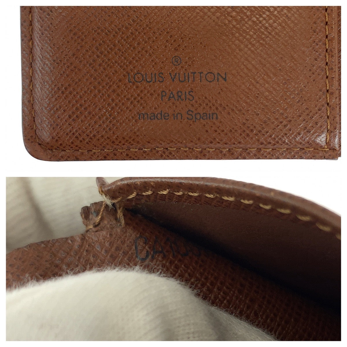 21510
LOUIS VUITTON ルイヴィトン モノグラム ポルトフォイユ ヴィエノワ ブラウン ゴールド金具 PVC M61674 折財布 コンパクトウォレット レディース AB16