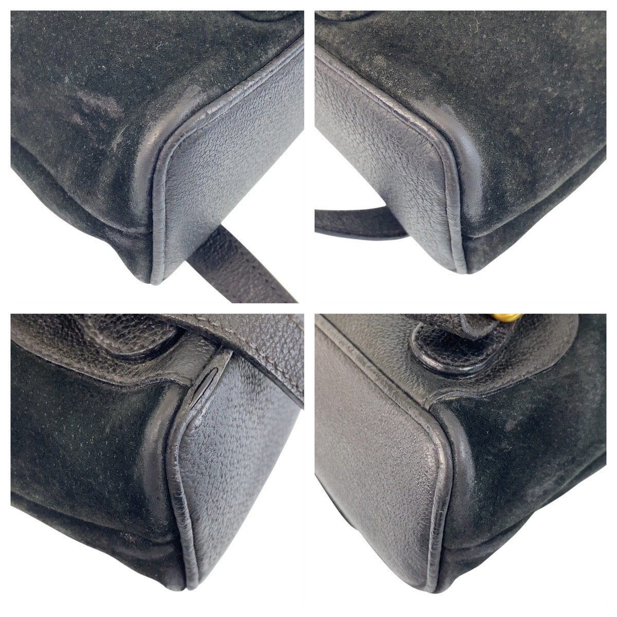 21512
GUCCI グッチ バンブー ブラック 黒 ゴールド金具 スウェード 003 1705 0030 リュック バックパック レディース ABP29