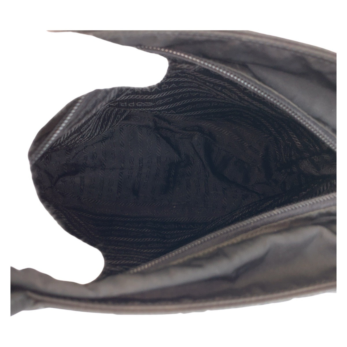 21517
PRADA プラダ テスート 三角ロゴプレート ブラック 黒 シルバー金具 ナイロン トートバッグ ショルダーバッグ レディース AB27