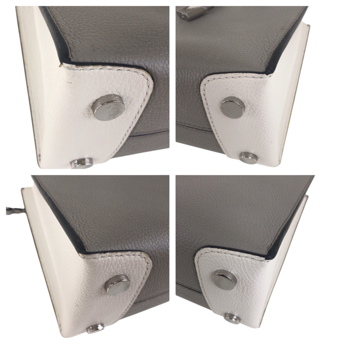 21528
Michael Kors マイケルコース グレー マルチカラー シルバー金具 レザー トートバッグ ショルダーバッグ 2WAY レディース A16