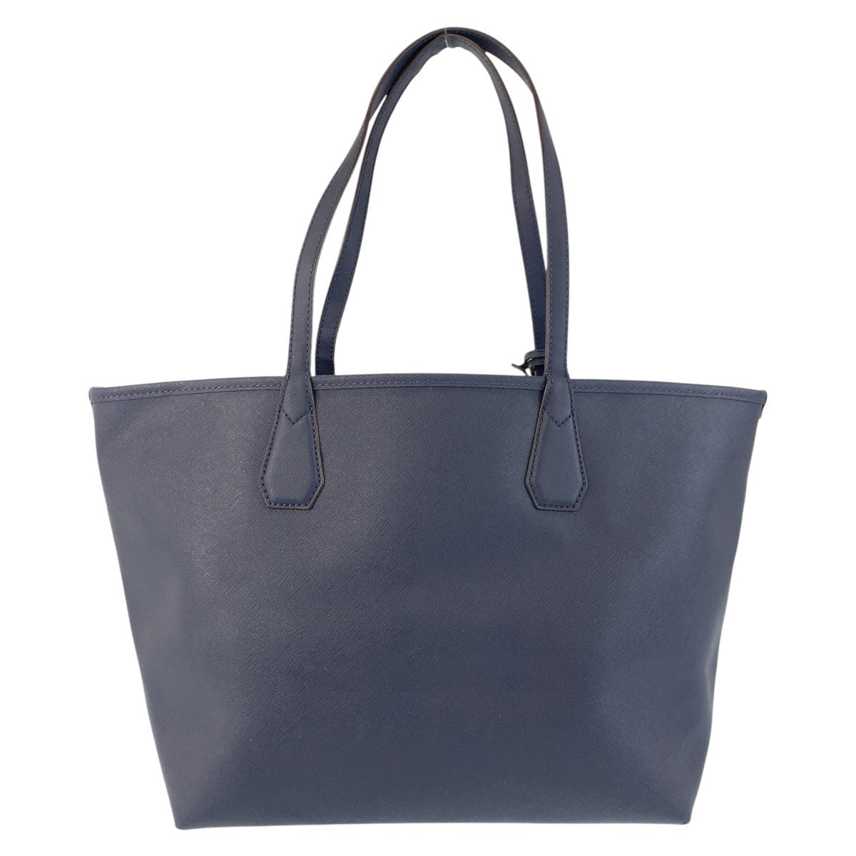 21531
Michael Kors マイケルコース リバーシブル ネイビー シルバー金具 レザー トートバッグ ショルダーバッグ レディース A18