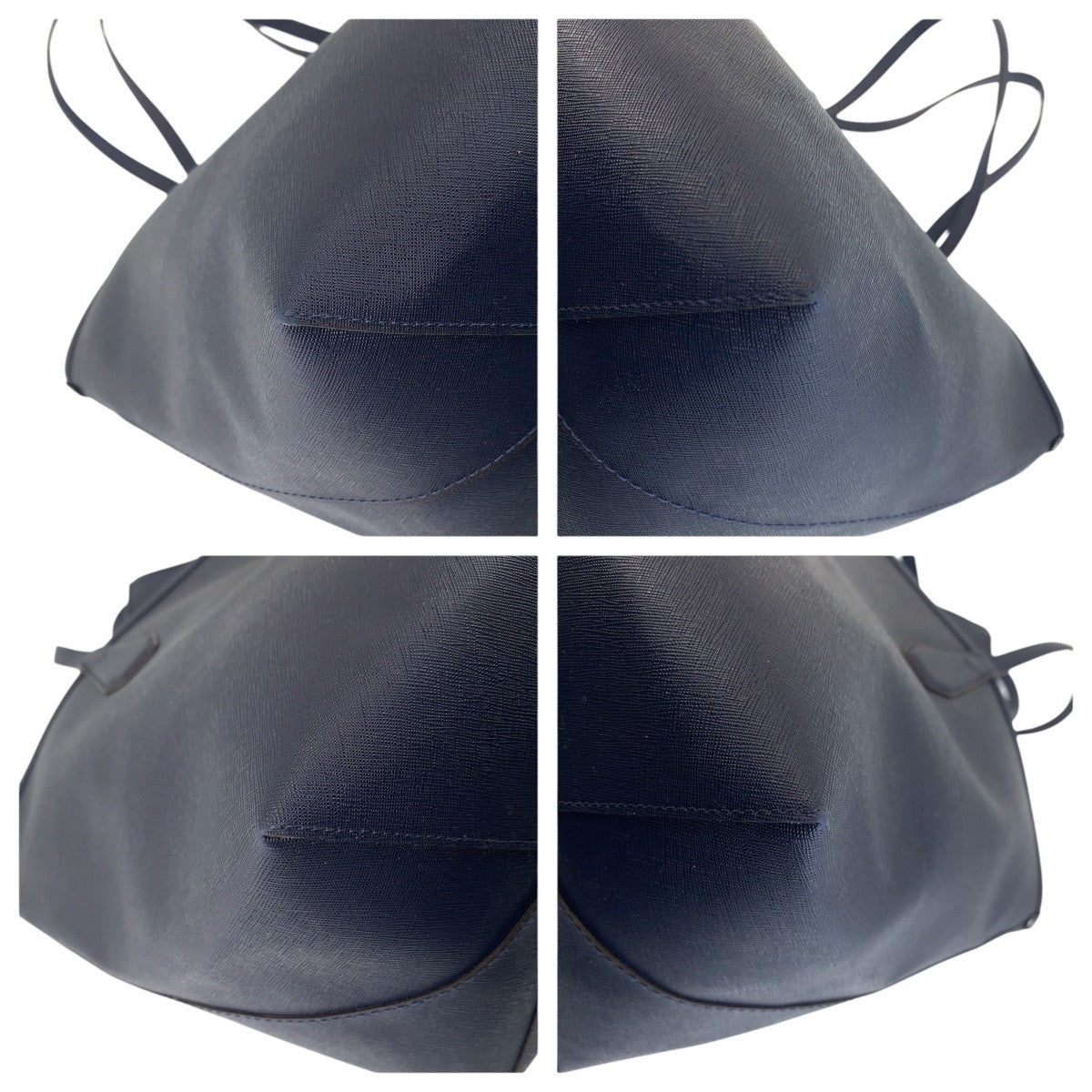 21531
Michael Kors マイケルコース リバーシブル ネイビー シルバー金具 レザー トートバッグ ショルダーバッグ レディース A18